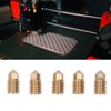 5Pcs 3D Printer Brass Nozzles Tight Connection Heat Resistant 500℃