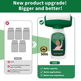 Large Roller Brush Wall Repair Tool,Wall Repair Kit,Wall Roller Paint BrushSuitable for Repairing The Wall with Latex Paint,Repair Graffiti, Stains, and Footprints on The Wall(1000g,White)