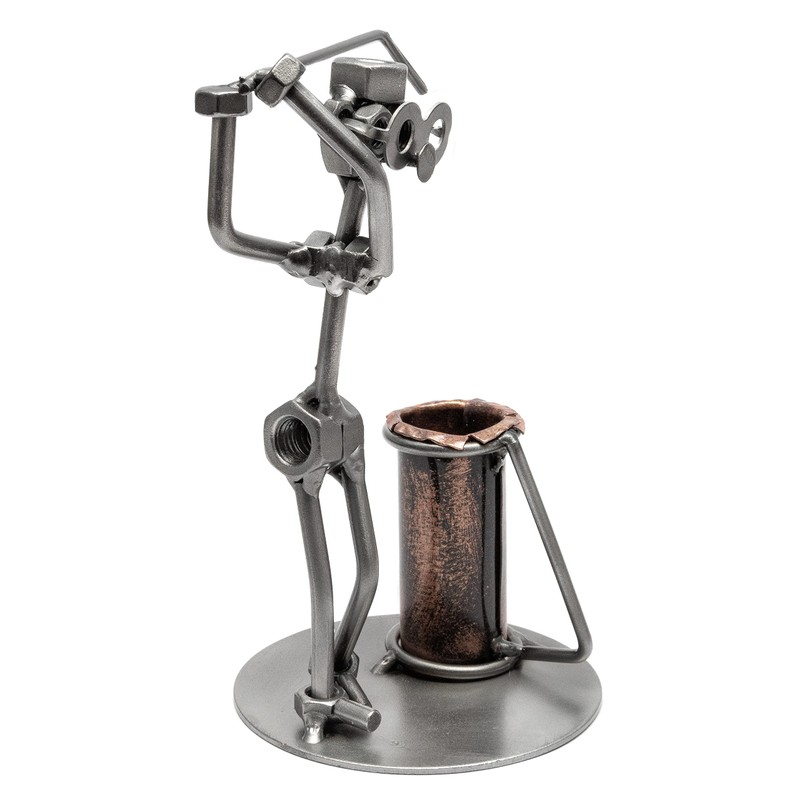 STEEMO Screw Man Office Golf Player Gift Pen Holder 11