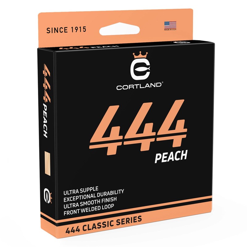 Cortland Classic Peach Weight Forward Floating Fly Fishing Line #7