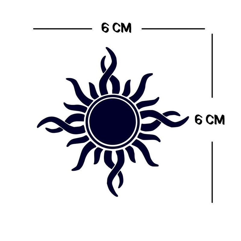 10 x Hippie Temporary Tattoo Lasts 1 week harmony Peace