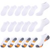 LITERRA 15 Pairs 3 Styles No Show Socks for Men