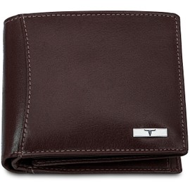 URBAN FOREST Oliver Leather Wallet for Men, Aniline Brown, Contemporary, Aniline Brown, Contemporary