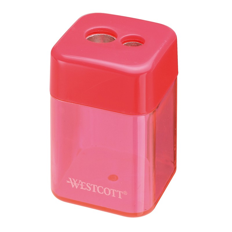 Westcott E-14215 00-I Double Pencil Sharpener for Thin and Thick