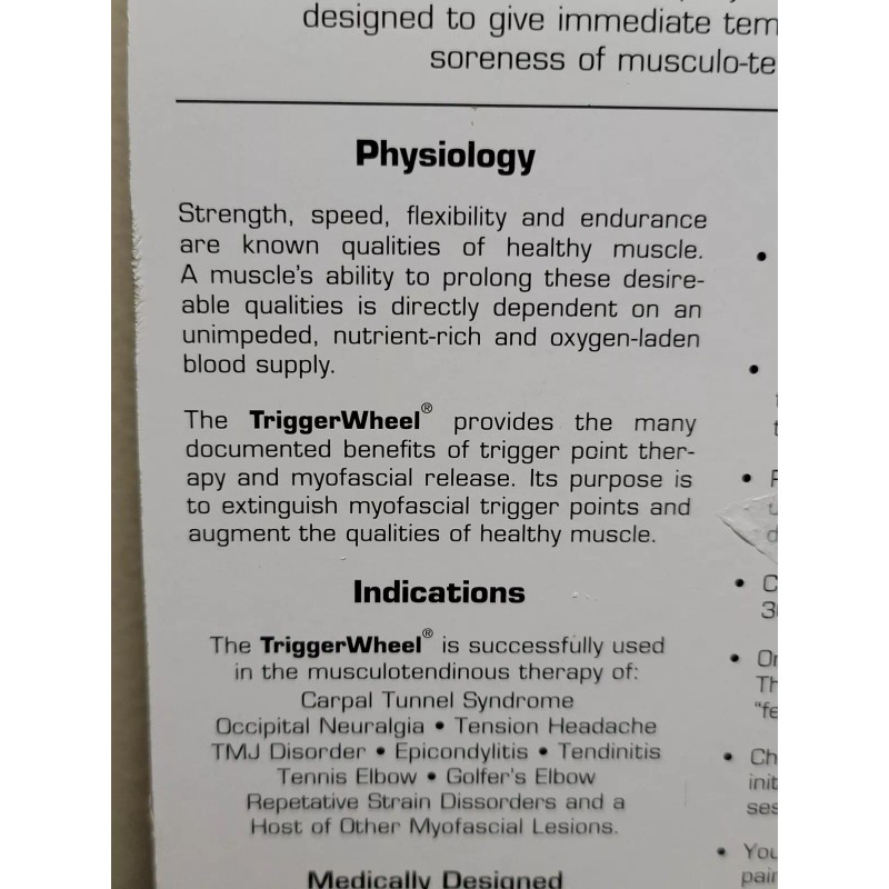 The Stick Trigger Wheel Roller Massager Myofacial Release Therapy