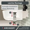 KIRCHHOFF Universal Sink Drain Set, Pop Up Sink Plug, Drain