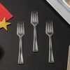 Exquisite Plastic Mini Forks, Clear, 96 Count