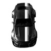 Double 2 and 8 Inch Offset Vinyl Racing Stripes Fits