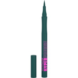 Maybelline New York Eyeliner, Hyper Precise Allday Liner, Smudge-proof and Waterproof, Ultra Thin Tip for Artistic Liner Looks, No. 112 Emerald Green