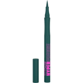 Maybelline New York Eyeliner, Hyper Precise Allday Liner, Smudge-proof and Waterproof, Ultra Thin Tip for Artistic Liner Looks, No. 112 Emerald Green