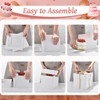 DOYIDE 24Pcs 8x8x8 Inch Cake Boxes, 12pcs White Bakery Boxes