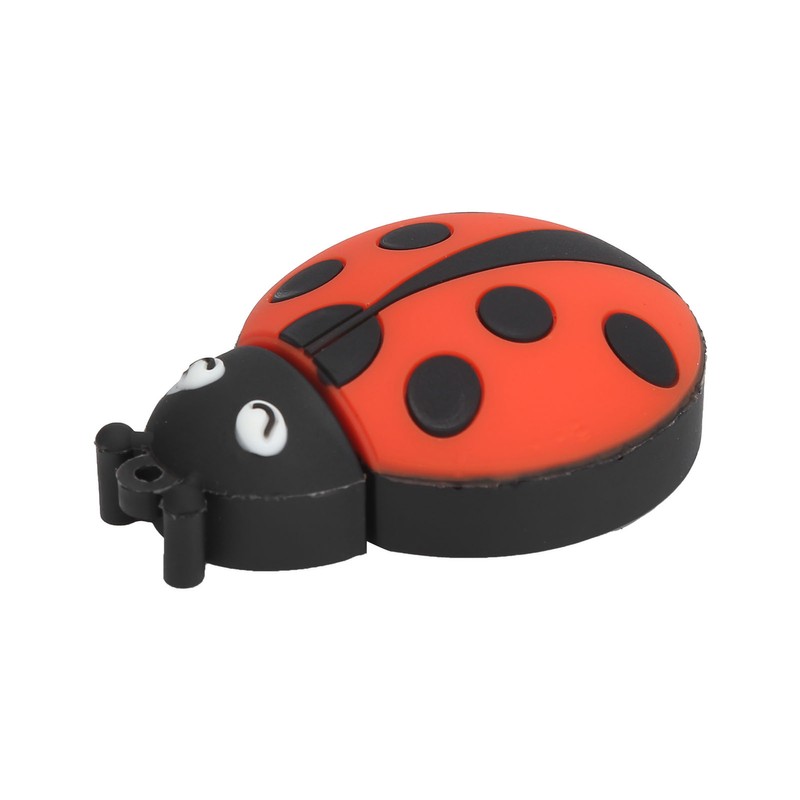 Flash Drive Cute Cartoon Ladybug Compatible Storage Optional USB Thumb