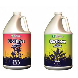 Vegan Plant Food Combo, Grow 4-3-3 and Bloom 2-4-4, Gallon Each