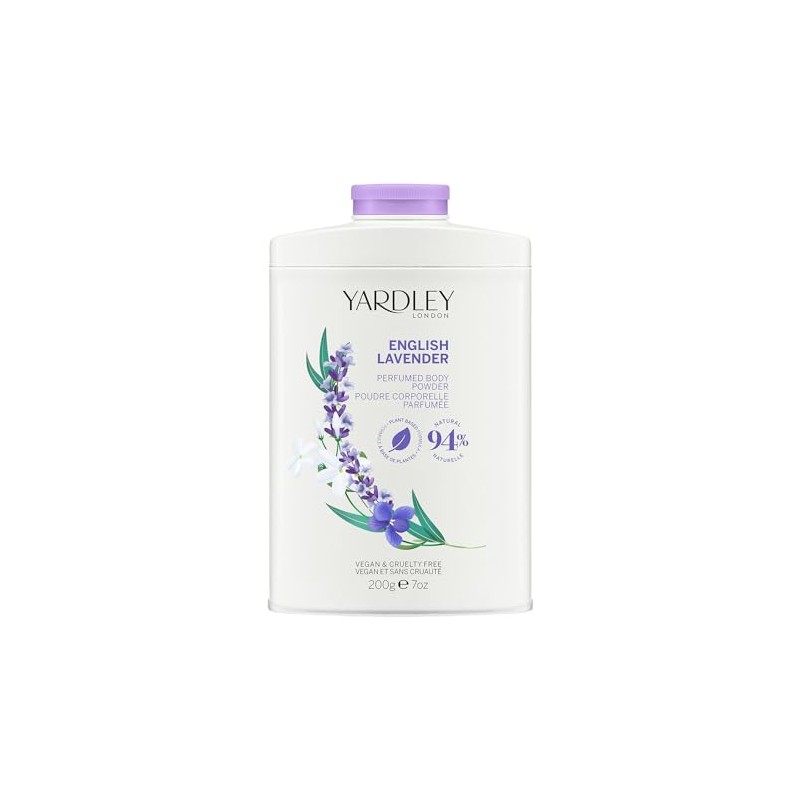 Yardley London English Lavender Perfumed Body Powder 200g