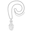 OUSIO Stainless Steel 18K Gold Plated Dainty Virgin Mary Necklace