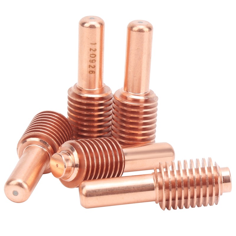 5Pcs Plasma Cutter Nozzle Cutting Consumable Tip Electrode Replacement Parts