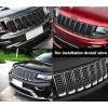 Savadi-Car 7PCS Black Front Grille Inserts Trim Mesh Kit For