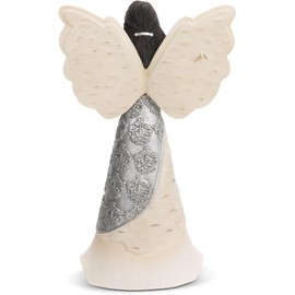 Pavilion Gift Company - with God - 6.5" EBN Angel with Cross