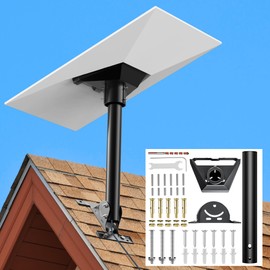 Starlink Gen 3 Mount Heavy Duty Pivot Roof Mount Kit Compatible with Gen3 / V3 Starlink Standard Dish，Adjustable 360 , Includes Pipe Adapter