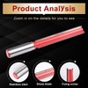 KATUR Long Straight Router Bit, Flush Trim Pattern Router Bit