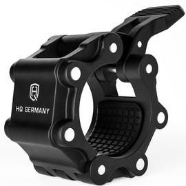 HQ Germany® Dumbbell Clasp 50 mm | Pack of 2 | Magnetic Professional Quick Release for 50 mm Barbell | Barbell Clips