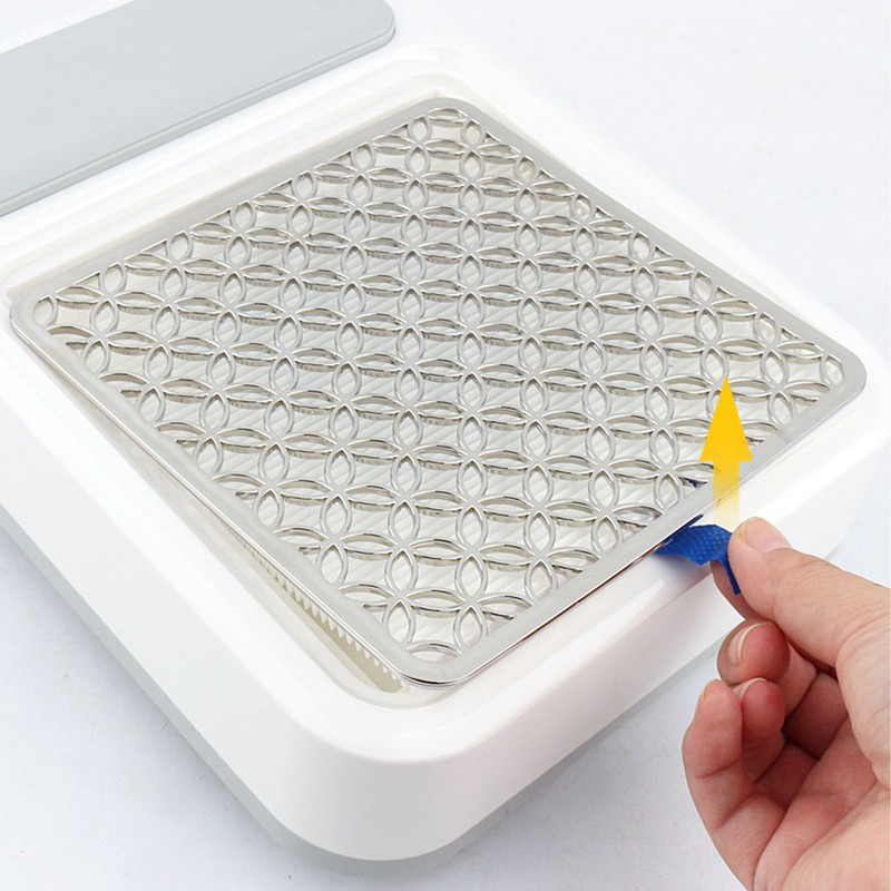 Nail Dust Collector with Reusable Filter Hand Pillow Speed Adjustable