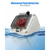 660V 10A Push Button Switch Box, Red Momentary Emergency Stop
