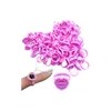500 Anillos Para Abanico Corazon Pegamento Pestañas A Elegir