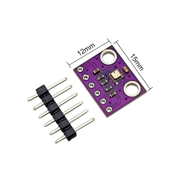 SazkJere 2PCS GY-BME280-3.3 BME280 Atmospheric Pressure Temperature and Humidity Sensor