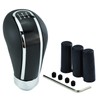 Temzzer 5 Speed Car Shift Knob PU Leather Gear Lever