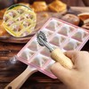 Pasta Cutter Wheel,Ravioli Stamp Cutter with Roller Zinc Alloy Noodle