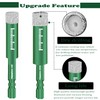 Mgtgbao 6pc Green 3/16” Dry Diamond Drill Bits Set，6PCS 5mm