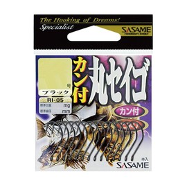 Scissors Needles (SASAME) RI-05 Round Seigo Black with Ring No. 18