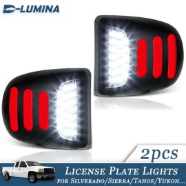 D-lumina LED License Plate Lights For 2000-2006 Chevy Suburban 1500 2500/Tahoe/GMC Yukon
