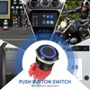 XINYIELE 22MM Latching 12V Push Button Switch On/Off,Waterproof with LED