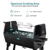 Brand-Man 2-in-1 Charcoal BBQ Grill & Motorized Rotisserie, Outdoor Portable