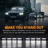 XRIDONSEN White Emergency Dash Strobe Lights Safety Flashing Warning Hazard