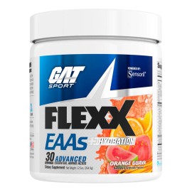 Gat Flexx Eaas + Hidratacion 30 Servicios 355 Gr Sabor Naranja Guayaba