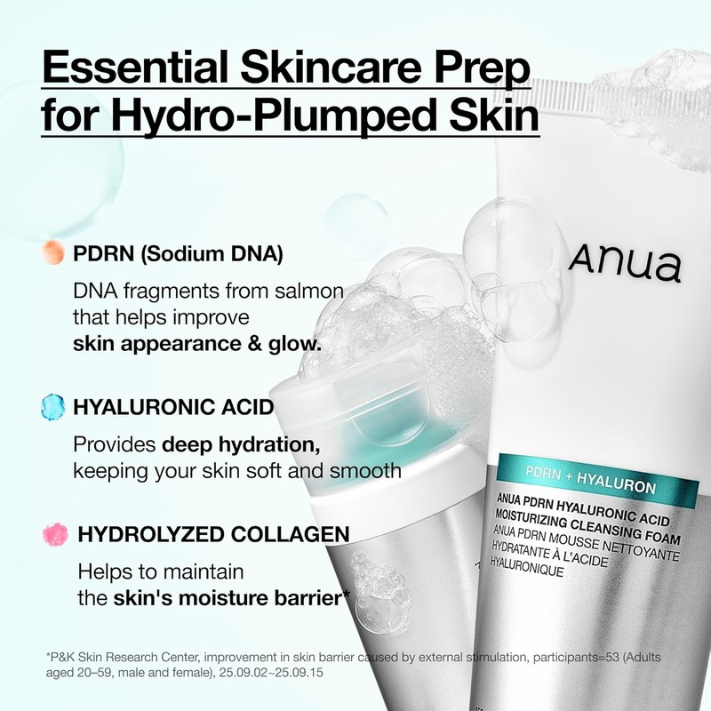 Anua [Anua]PDRN Hyaluronic Acid Moisturizing Cleansing Foam 150ml