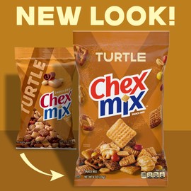 Chex Mix Turtle Snack Mix, Indulgent Snack Bag, 8 oz