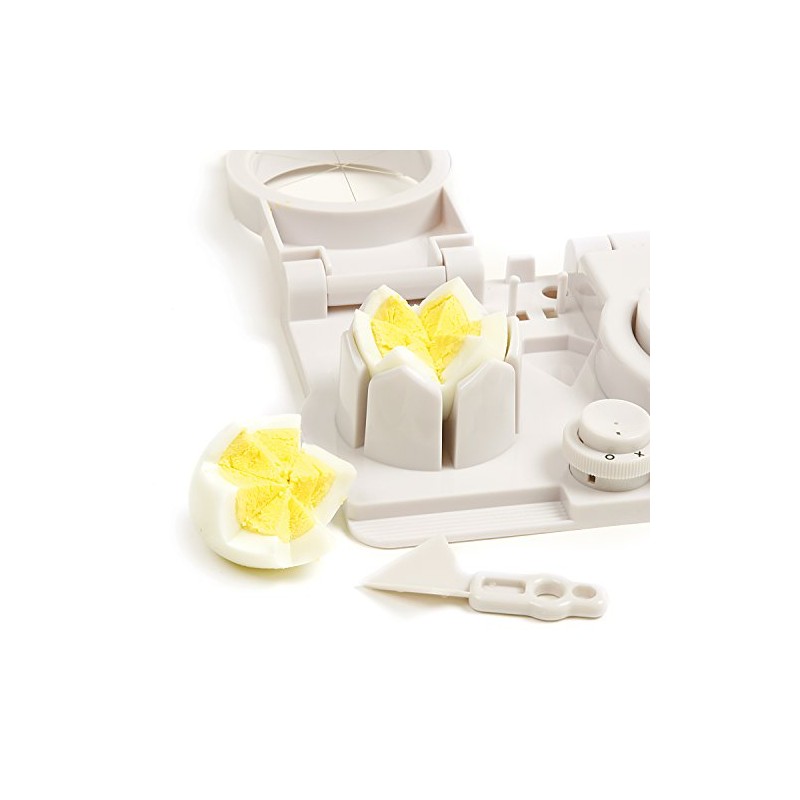 Norpro - Cortador de huevos, cuña y herramienta para decorar