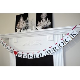 Soon to be Mrs Banner, Wedding Garland, Bridal Shower Decorations, Bridal Shower Banner, Customize your name