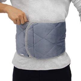 Moisture Belly Wrap, Fluffy Flannel Fabric, With Pockets, Unisex, Men's, Women's, (XL)