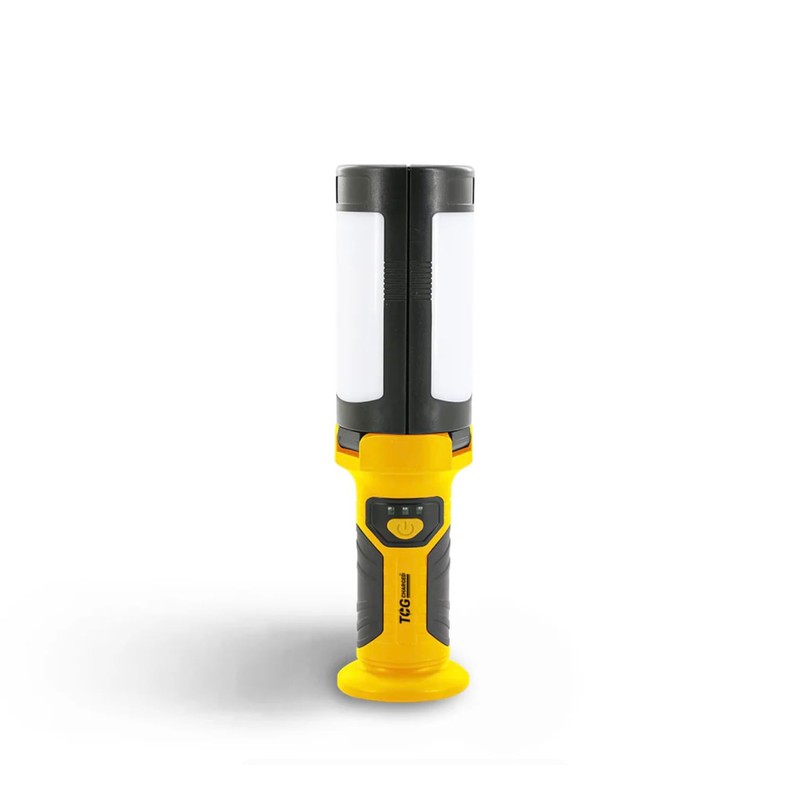 TCG Charged Portable LED Work Flashlight - Adjustable Tri-Blade Design