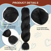 22 Inch Kinky Straight Vixen Crochet Hair Bundles – Natural