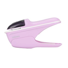 Stapleless Stapler, No Staple Stapler Paper Clinch Compact Staple Free Stapler Binding Hand Tool, Up To 8 Sheets Binding(Purple)