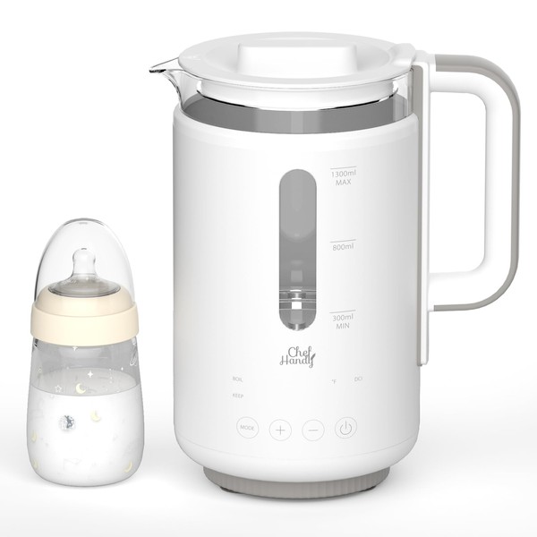 Chefhandy Instant Water Warmer, Baby Bottle Warmer, Formula Maker with Night Light, Instantly Hot Water Dispenser for All Bottle,98-212°F Temperature Control- Fast Baby Formula Bottles 48H Keep Warm