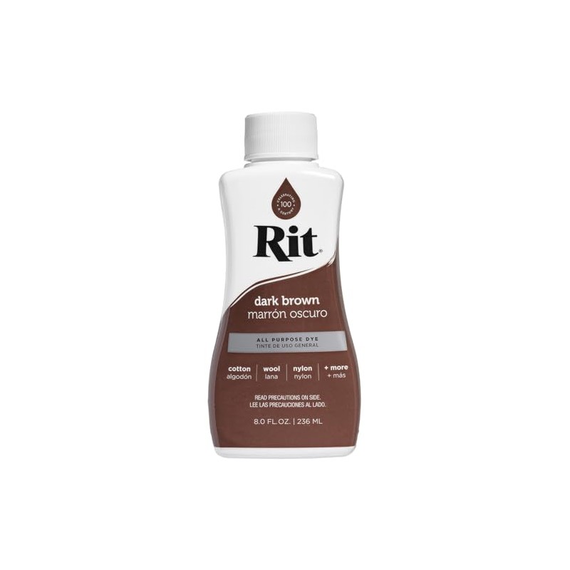 Rit All Purpose Liquid Dye Dark Brown 236ml