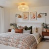 Rattan Light Fixtures Ceiling Flush Mount Boho Chandelier Bedroom Chandelier