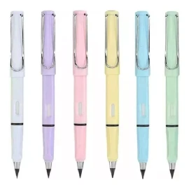 KFMX 36 Lápices Infinito Mágico Con Borrador Kawaii Colores